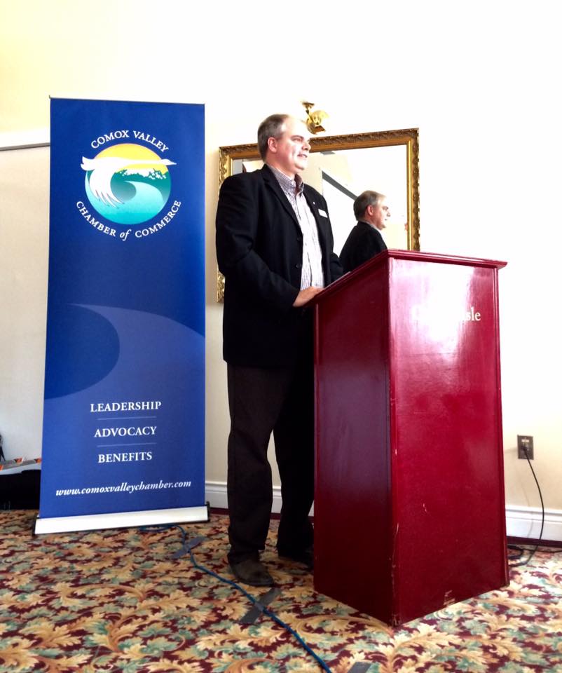Kevin East - Comox Valley Chamber of Commerce Board Chair 2016/2017