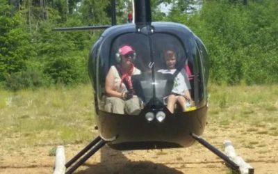 Ambassador’s Helicopter Ride Over Comox Lake